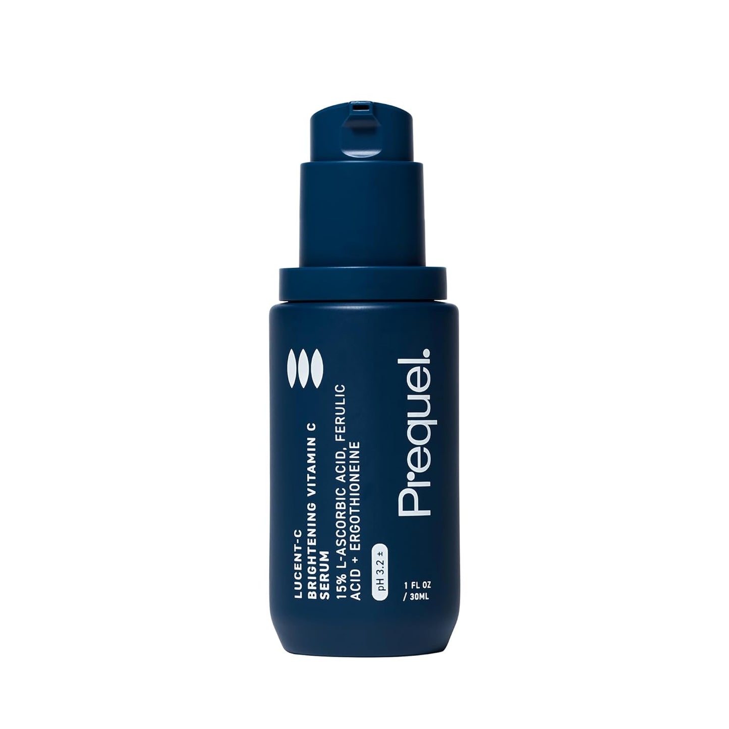 Prequel Skin Lucent-C, Vitamin C Serum for Face. Professional Facial L-Ascorbic Acid, Ferulic Acid Formula with Niacinamide. Clinical Skincare for Luminous Firm Skin. 1oz Pump