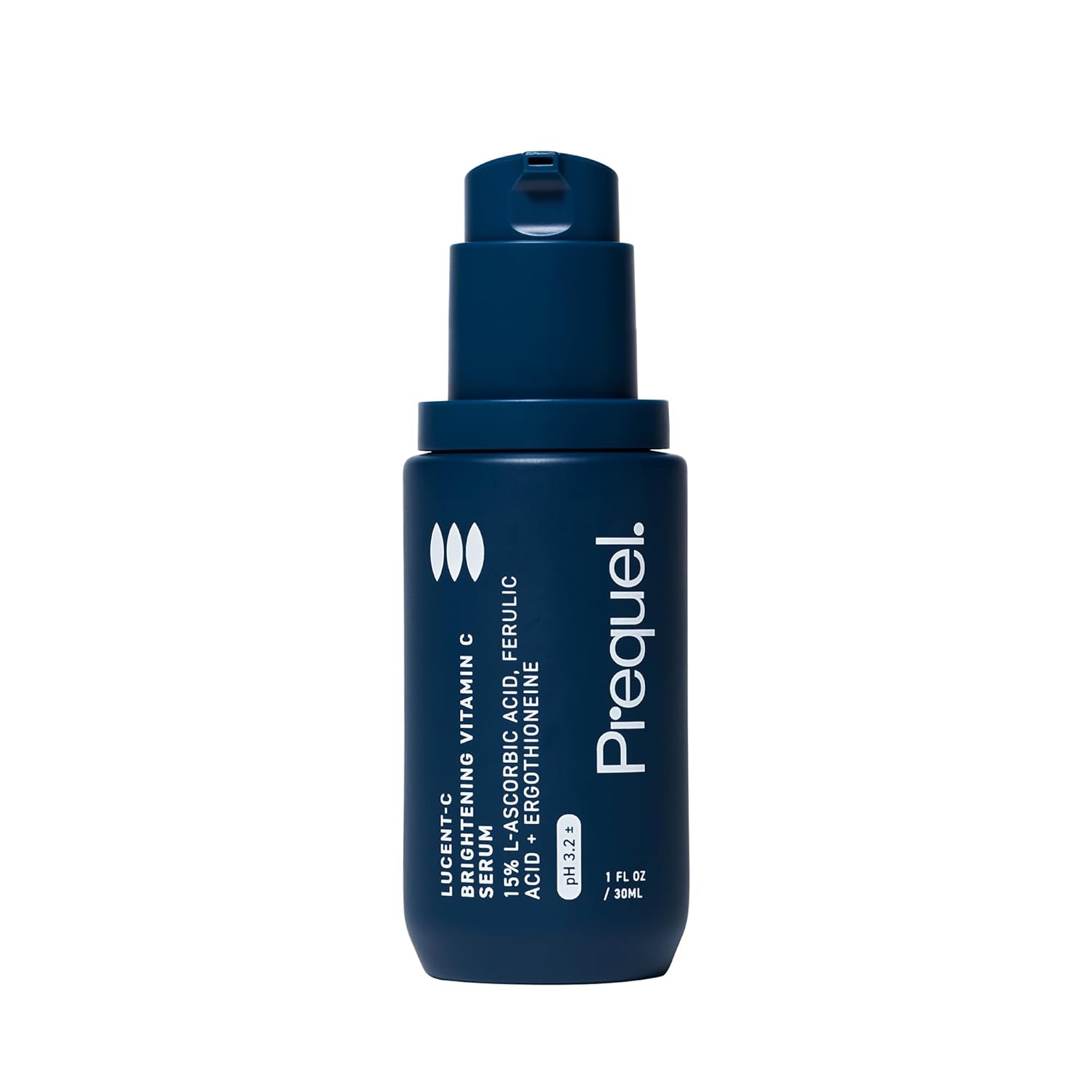 Prequel Skin Lucent-C, Vitamin C Serum for Face. Professional Facial L-Ascorbic Acid, Ferulic Acid Formula with Niacinamide. Clinical Skincare for Luminous Firm Skin. 1oz Pump
