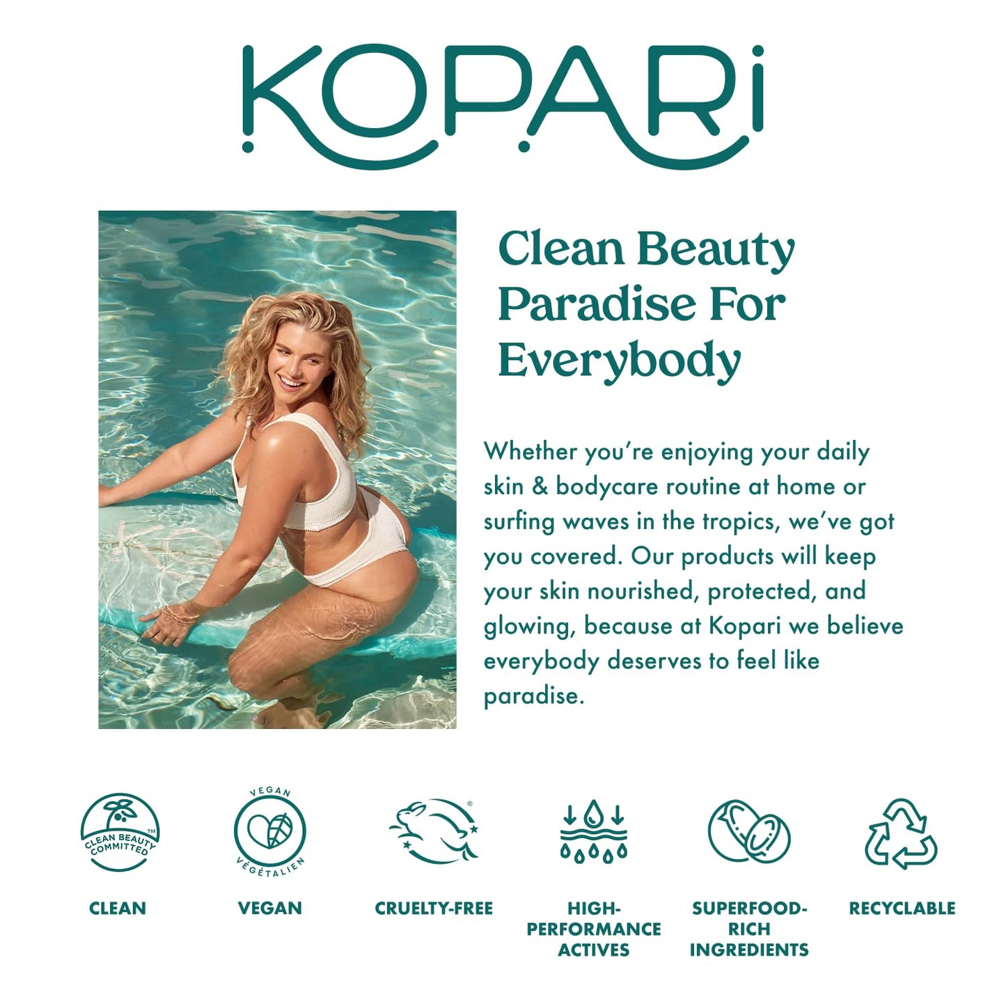 Kopari Niacinamide & Caffeine Eye Bright Cream, Fade Dark Circles & Reduce Puffiness, Tightens & Smooths Appearance of Wrinkles, 0.5 oz