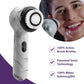 Michael Todd Beauty Soniclear Allure 2024 Best of Beauty Winner Facial Cleansing + Exfoliation Brush System with Antimicrobial Protected Bristles, 4 speeds, Serum Infusion Head + Travel Case