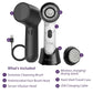 Michael Todd Beauty Soniclear Allure 2024 Best of Beauty Winner Facial Cleansing + Exfoliation Brush System with Antimicrobial Protected Bristles, 4 speeds, Serum Infusion Head + Travel Case